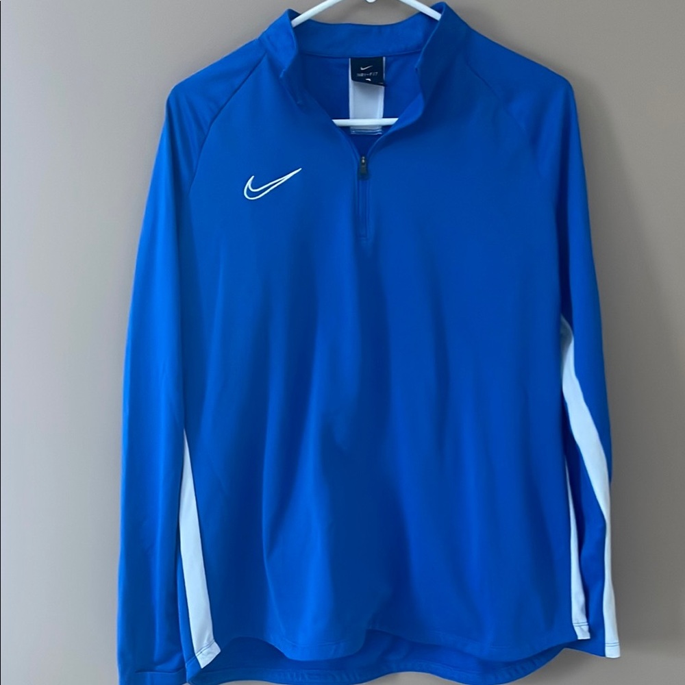 Nike Blue Quarter-Zip Pullover